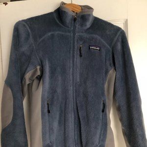 Patagonia Women's fleece jacket, Medium, Blue/Gray